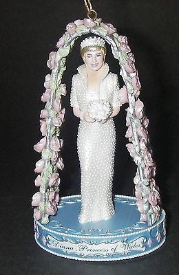 Diana Princess of Wales Carlton Cards Ornament 1998 Boxed Famous Women History