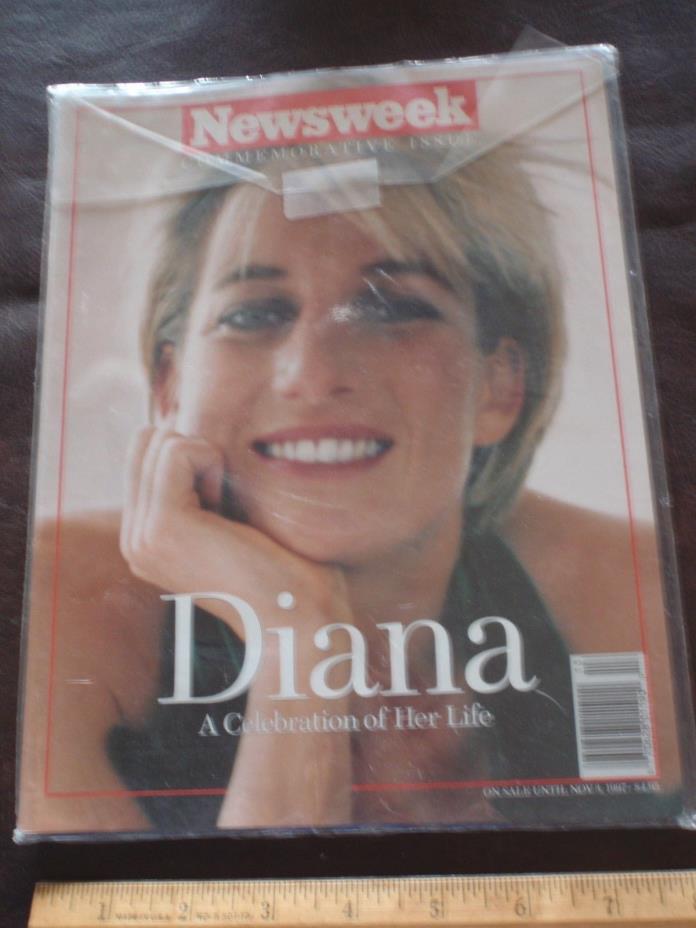 Vintage 1997 Newsweek Magazine Commemorative Issue--Princess Diana--Nov Edition