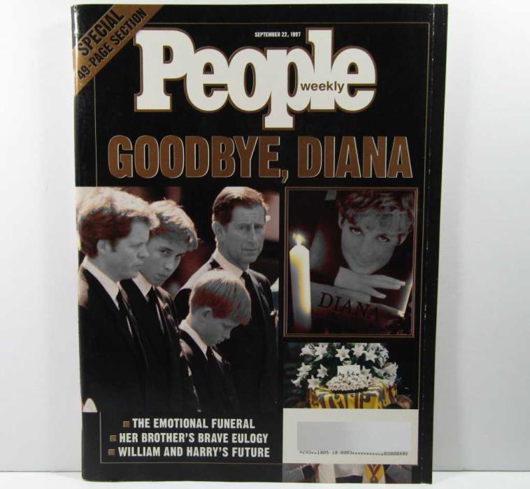 GOODBYE, DIANA: PEOPLE WEEKLY SEPTEMBER 22,1997 AND OTHER STORIES AT THE TIME