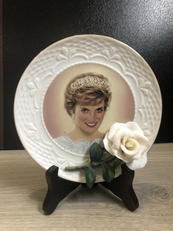 Princess Diana Flower Plate
