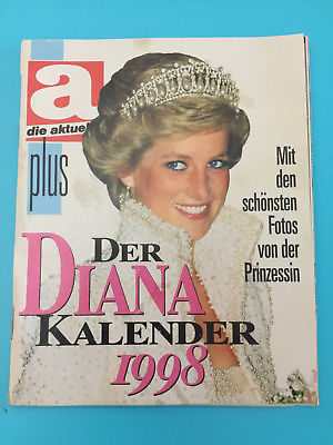 Princess Diana International Calendar Kalender 1998 small 4.5
