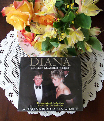Princess Diana Closely Guarded Secret 3 CD Audio Book Set her bodyguard NEW HTF