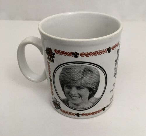 Vtg. The Marriage Of The Prince Of Wales & Lady Diana Soencer Mug Cup