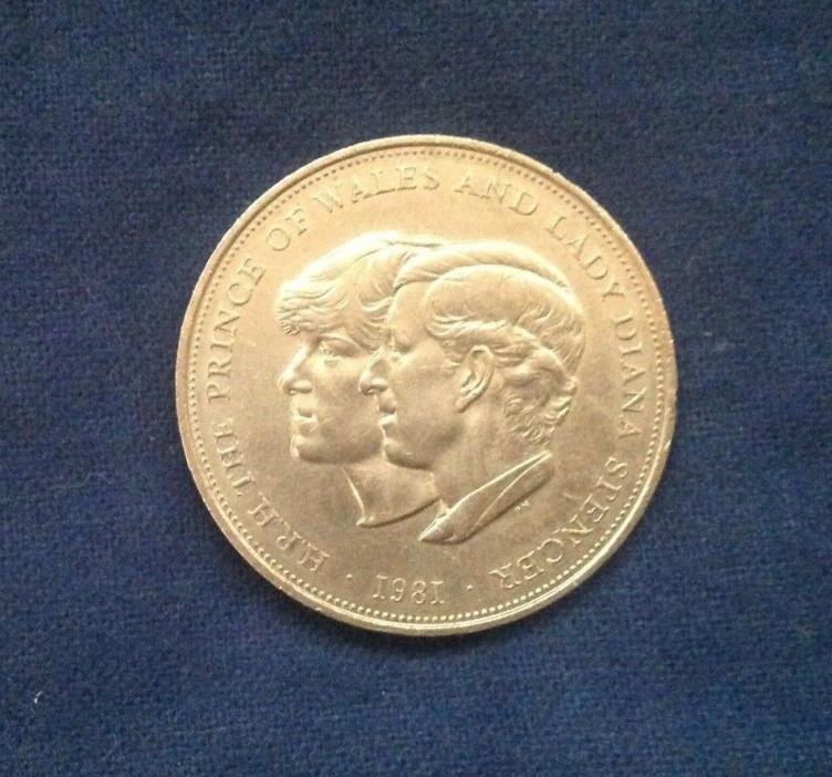 Prince Charles and Lady Diana Spencer Commemorative British Coin 1981