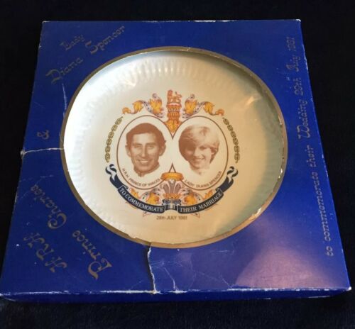 1981 Royal Wedding of HRH Prince Charles & Lady Diana Spencer Plate & Cup