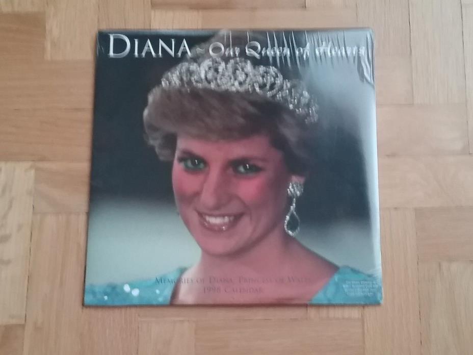 Diana - Our Queen of Hearts 1998 Calendar vintage - New sealed