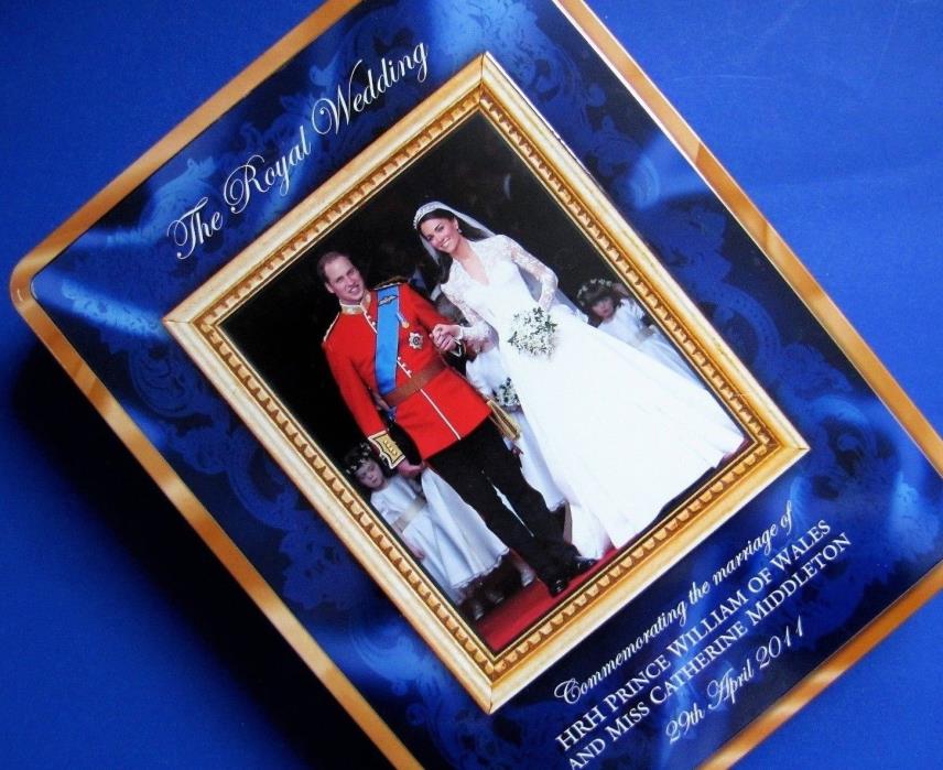2011 Royal Wedding Walkers of Scotland Shortbread Cookie Tin