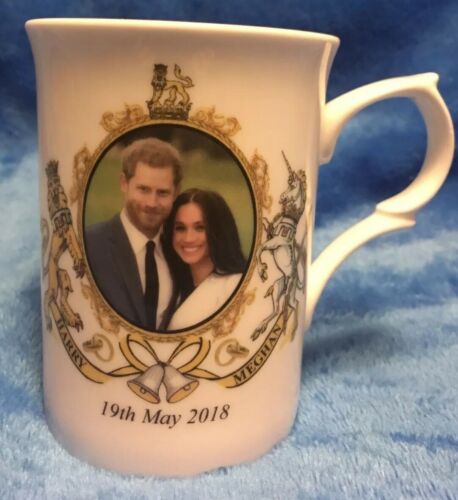 Royal Wedding Prince Harry and Meghan Collectible Bone China Mug