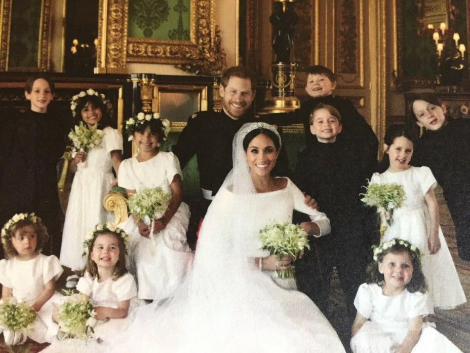 Royal Wedding of Prince Harry & Meghan Markle in 11 - 4 1/2 x 5 matte cards