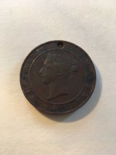 Queen Victoria British Medal Rare 1887 Jubilee Calcutta India