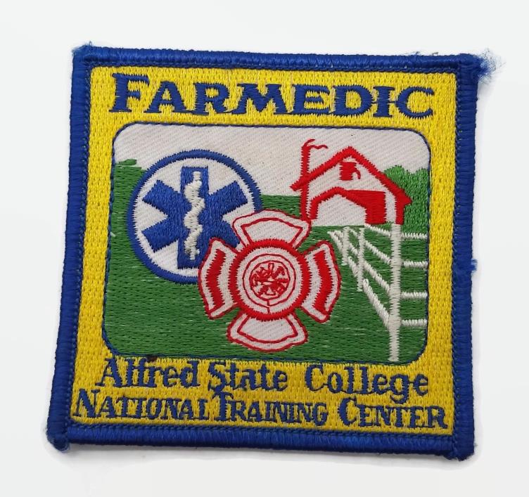 Farmedic Alfred State College National Training Center Patch