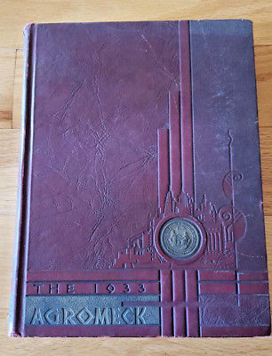 1933 North Carolina State College University Agromeck Raleigh Annual Yearbook