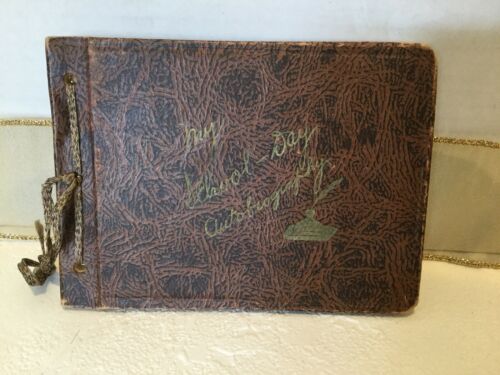 Vintage 30’s UNUSED ‘My School Days’ AUTOGRAPH BOOK 6.25” X 4” - Made in USA
