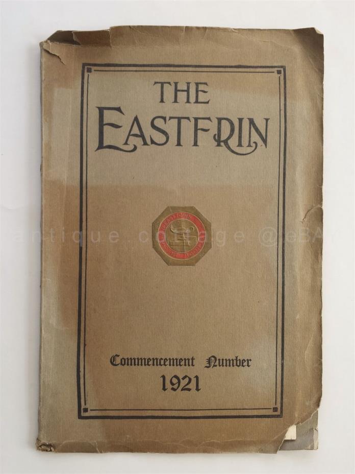 1921 antique EASTFRIN TREDYFFRIN EASTTOWN HS COMMENCEMENT berwyn pa ALUMNI SPORT