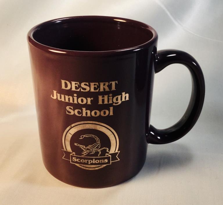 Desert Foothills Junior High School Scorpions purple cup mug (KK)