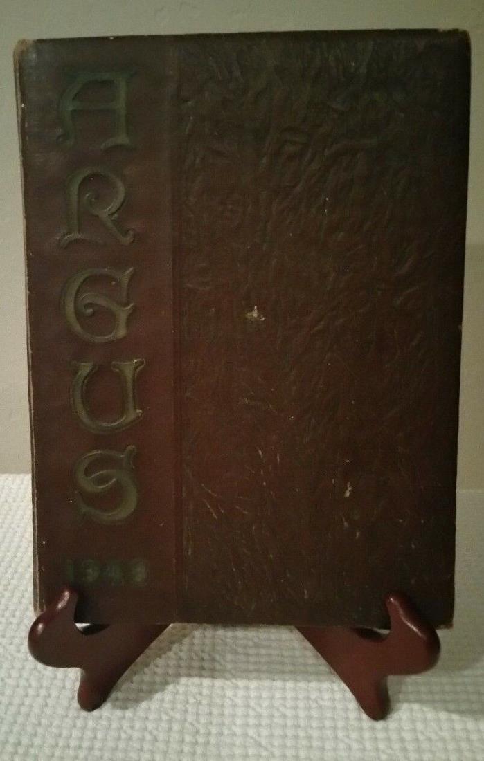 1948 ARGUS TULARE UNION HIGH SCHOOL YEAR BOOK WITH SIGNATURES