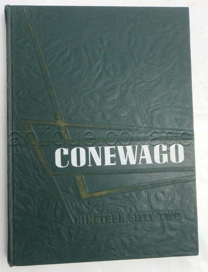 1962 CONESTOGA VALLEY HIGH SCHOOL YEARBOOK lancaster pa LINDA WELSH sig CONEWAGO