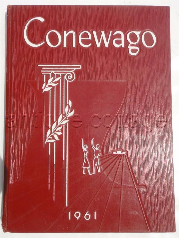 1961 CONESTOGA VALLEY HIGH SCHOOL YEARBOOK lancaster pa LINDA WELSH sig CONEWAGO