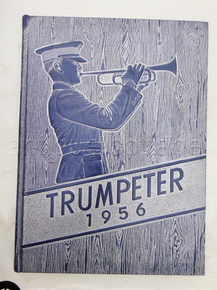 1956 PENN MANOR HIGH TRUMPETER SCHOOL YEARBOOK millersville pa DEB DOMBACH sigs