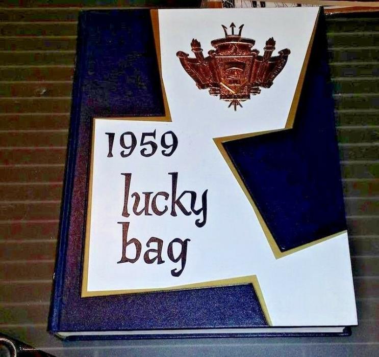 1959 US Naval Academy The Lucky Bag Class Yearbook Annapolis Maryland