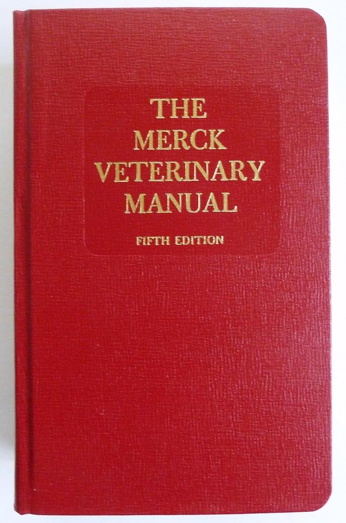 Merck Veterinary Manual 5th Edition - 1979 - Very good condition