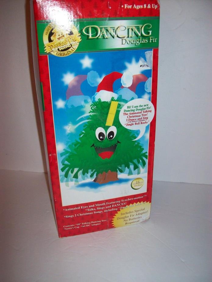 1997 Gemmy Dancing Douglas Fir Talking Singing Christmas Tree