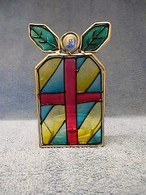 Gift / Present -  Imitation Stained Glass Christmas Candle Tea Light Holder