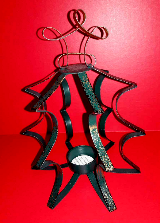 Metal Christmas Tree Votive Candle Holder 8