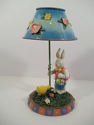BUNNY RABBIT TEALIGHT CANDLE HOLDER LAMP With METAL SHADE