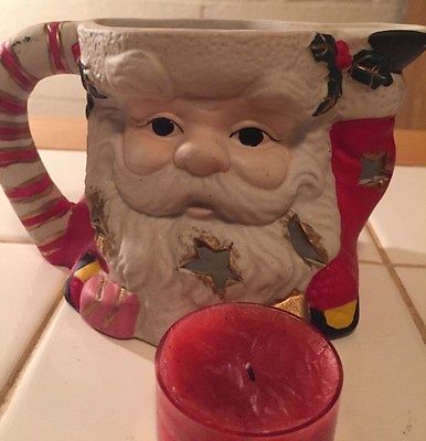 SANTA VOTIVE CANDLE HOLDER