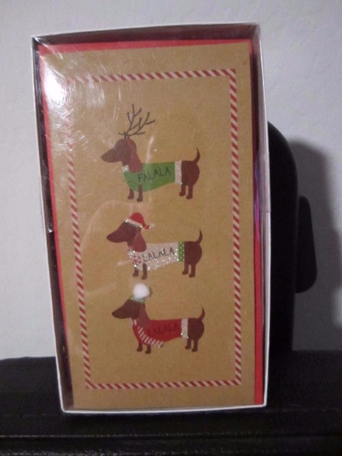 Dachshund Weiner Dog Holiday Boxed Christmas Cards 