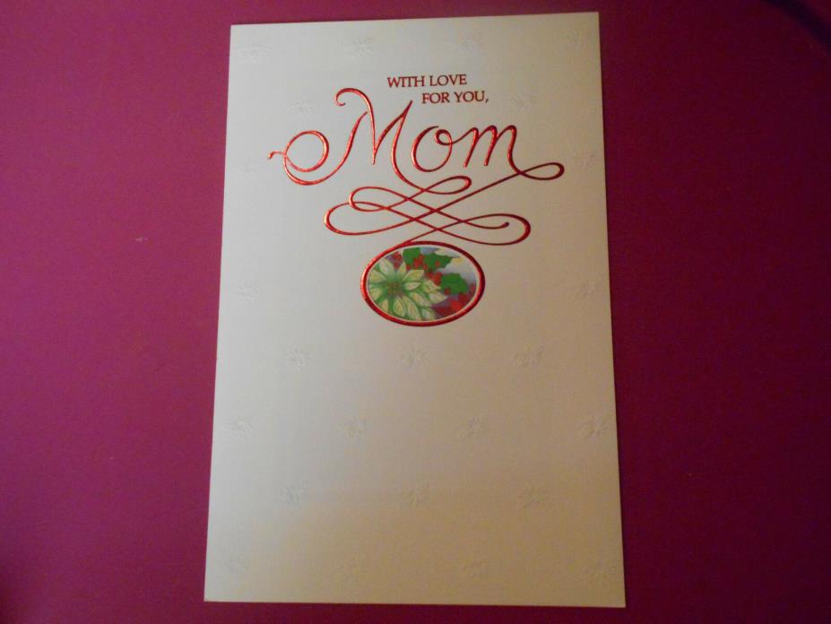 LOT OF 4 EMBOSSED CHRISTMAS CARDS