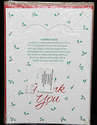 Christmas Holiday Thank You Photo Cards Notes w/ Envelopes Current 2 packs of 4