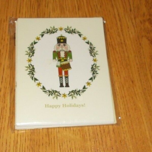 SPODE NUTCRACKER NOTECARDS 8 CARDS & ENVELOPES CHRISTMAS HAPPY HOLIDAY