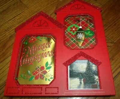 Hallmark Christmas Cards 3D Merry Christmas Keepsake Collectible Box of 24