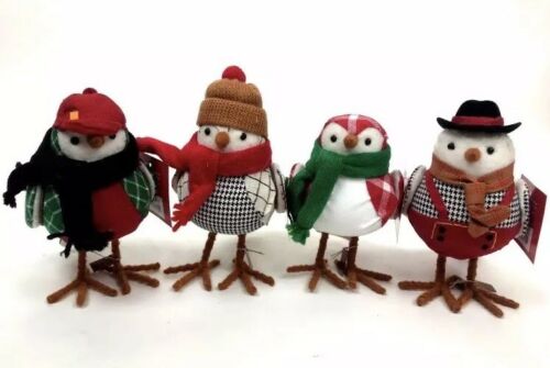 Wondershop Target Fabric Bird Christmas Holiday 2018 Set 4 Toymaker Schatzi Toby
