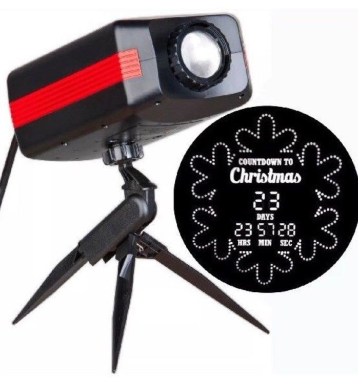 Gemmy LED LIGHTSHOW COUNTDOWN PROJECTION™ Christmas Counts Down Up To 99 Days