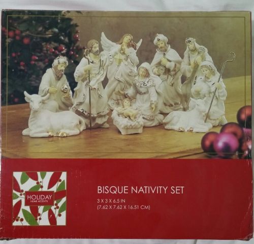 Home Accents 12 piece Bisque Nativity Set