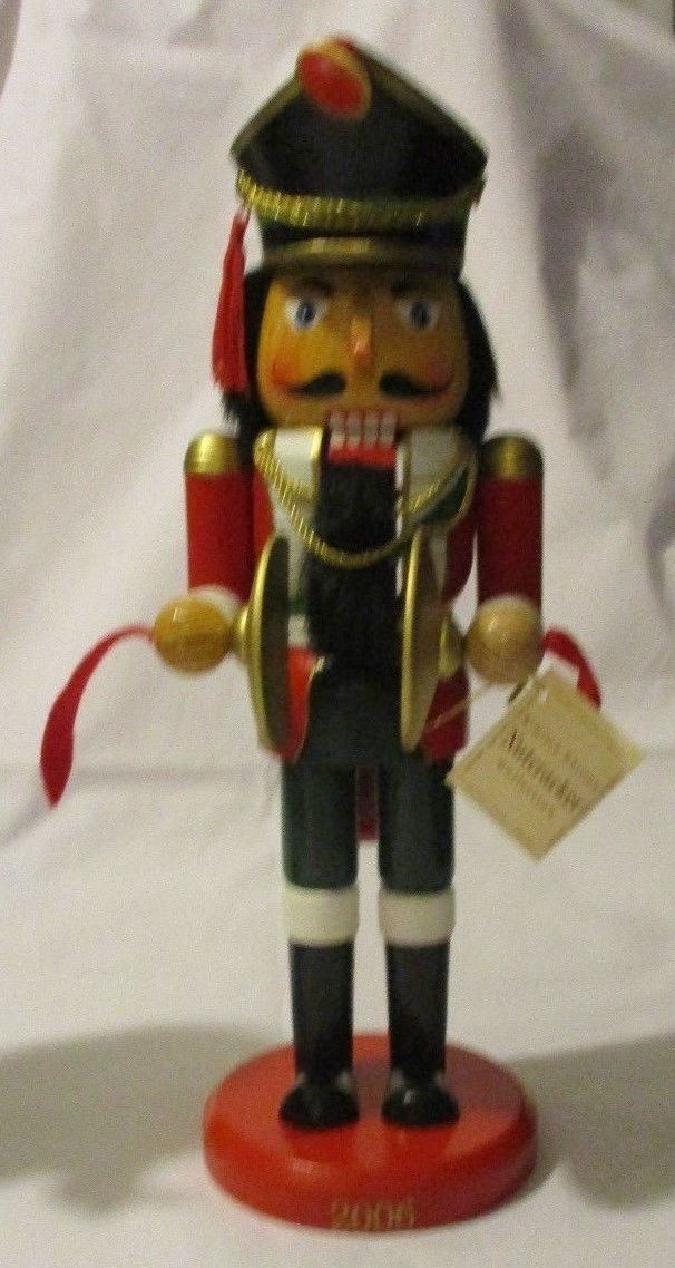 Vintage with Tags! Limited Edition Collectible 2006 Nutcracker with Cymbals Band