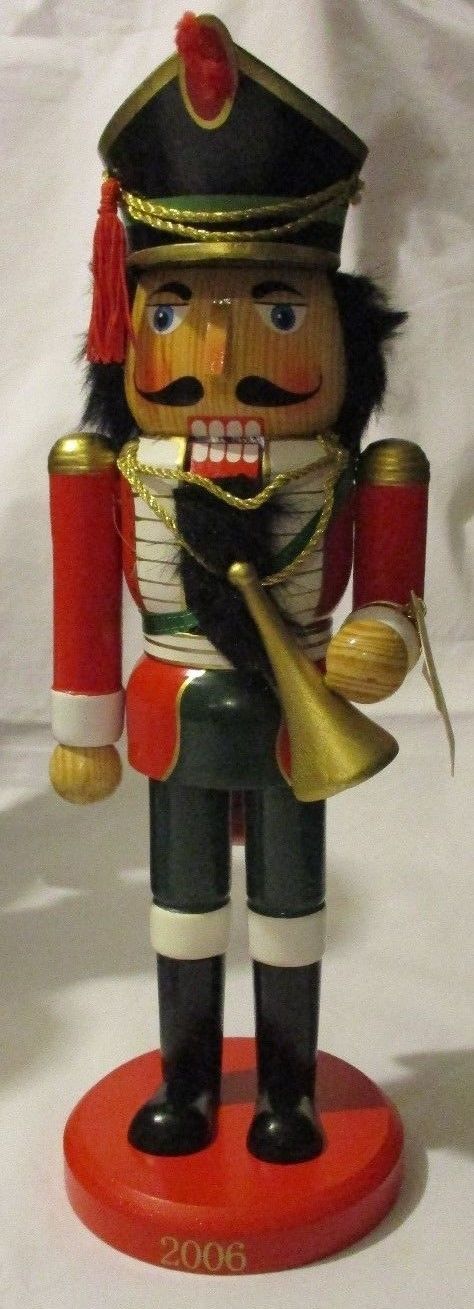 Vintage with Tags! Limited Edition Collectible 2006 Nutcracker with Horn