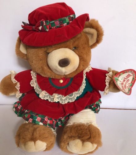 Teddy Bear K-mart Annuval Christmas Bear Mint 20” Bear Lane Collectible Stuffed