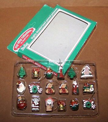 18 Sterling Itty Bitty Christmas Ornaments Collection Holiday 1
