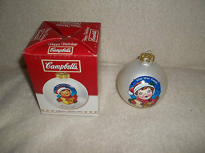 2004 Campbell's Soup Happy Holiday Ornament Collector's Edition.