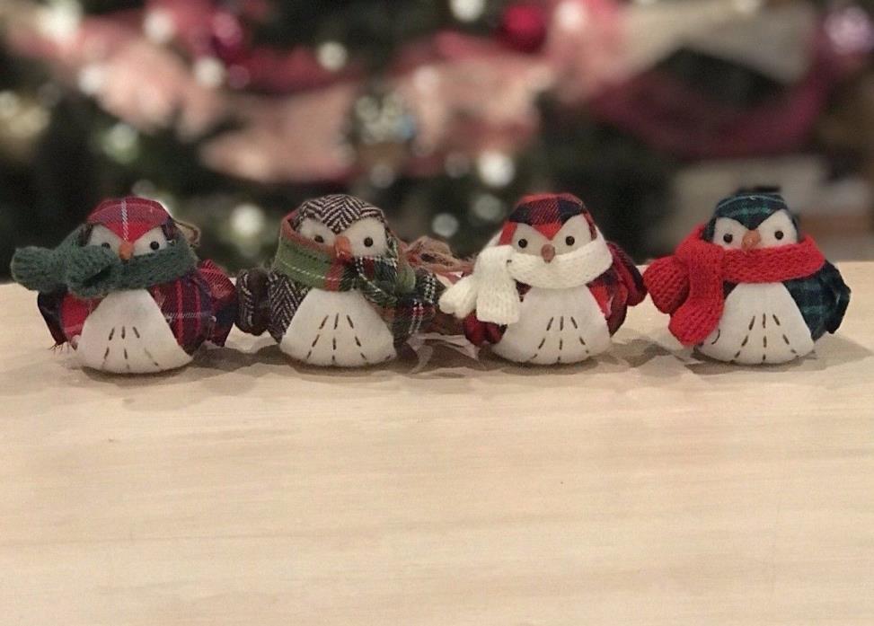 Target Wondershop Fabric Bird Ornaments 2017 GATHER Featherly Friends Christmas