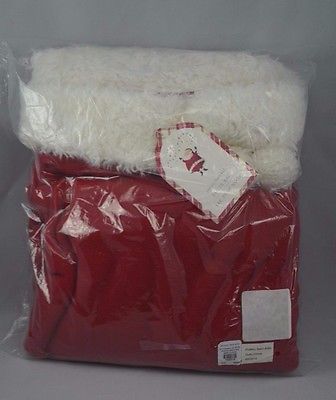Pottery Barn Holiday Kids Red Velvet Santa Big Bag XLarge XL 56