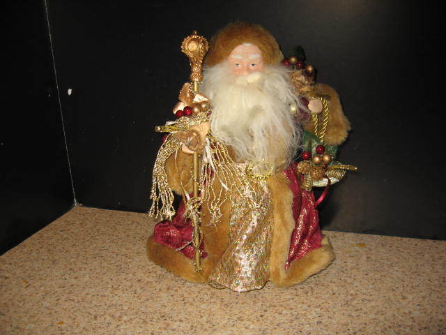 Tree Topper Centerpiece Traditional Father Christmas St. Nicholas 12