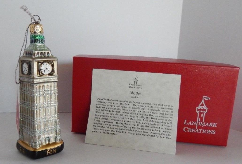 Landmark Creations 1998 Handmade Big Ben London