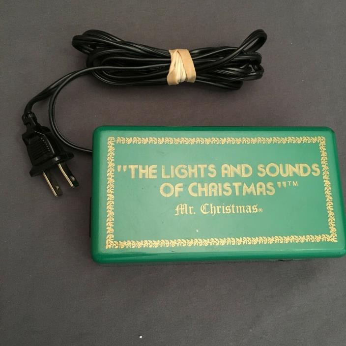 Mr Christmas Lights and Sound Twinkle Lights 21 Songs Flashing Light Control Box