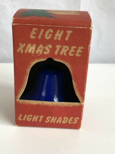 Vintage Empire Plastics - 2 Bell Christmas Light Covers Shades Original Box