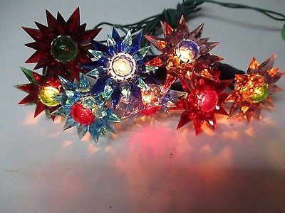 8 C-6 ILLUMIBRITE MATCHLESS STAR Christmas Lights -  ASSORTED COLORS #311